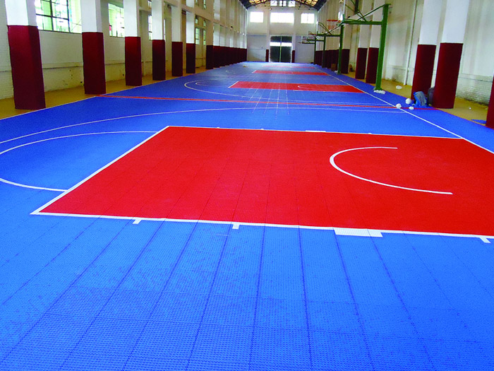 懸浮式運(yùn)動地板-室內(nèi)籃球場地