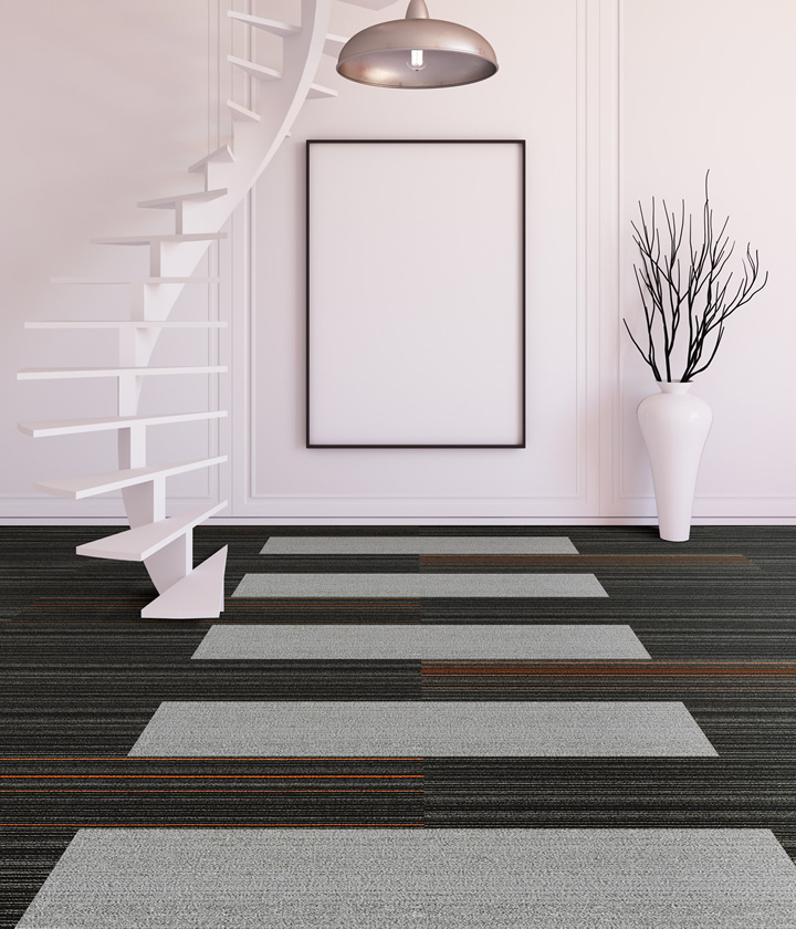 D1000系列方塊地毯，尼龍B1級阻燃