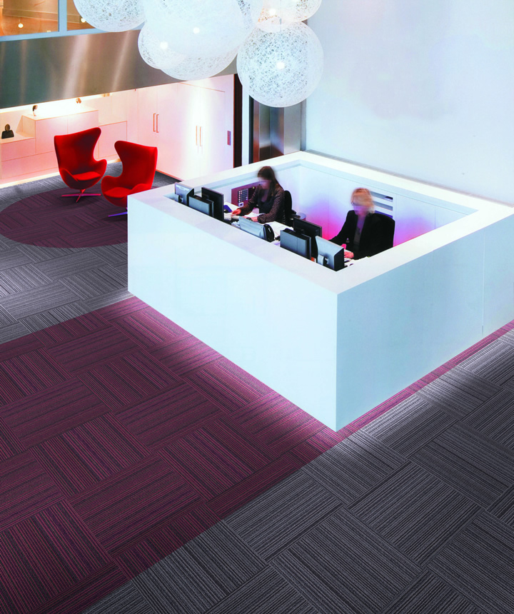 D3000系列方塊地毯，尼龍B1級阻燃